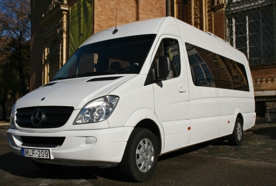 Our vehicles: Budapest Airport Taxi and Minibus Mercedes Sprinter Luxury Minibus 17 seats